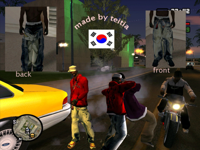 Aka Blue Hiphop Jeans